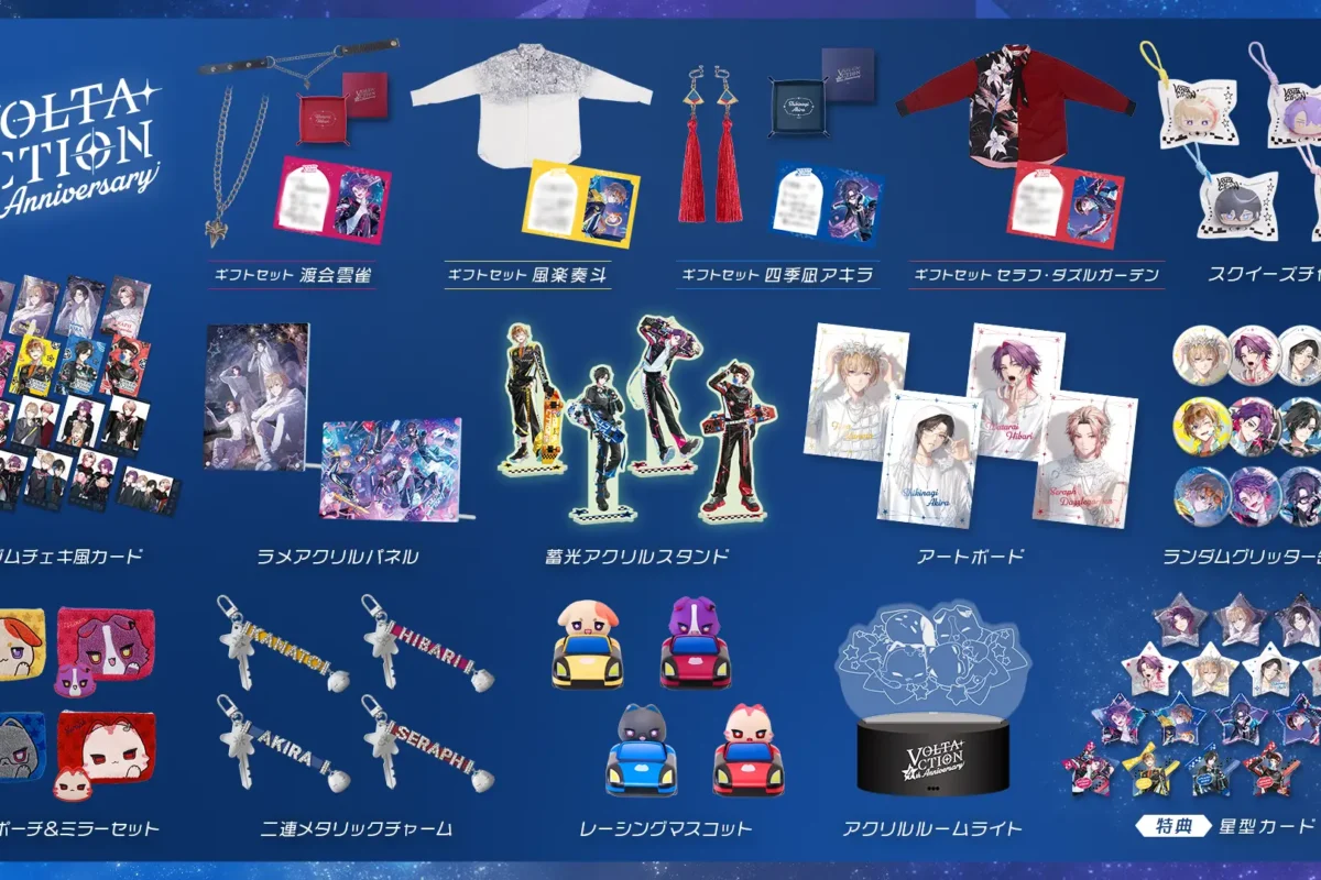 にじさんじから「VOLTACTION 4th Anniversary」グッズが登場！2026年7月24日(金)19時から販売開始！ | ANYCOLOR株式会社のプレスリリース