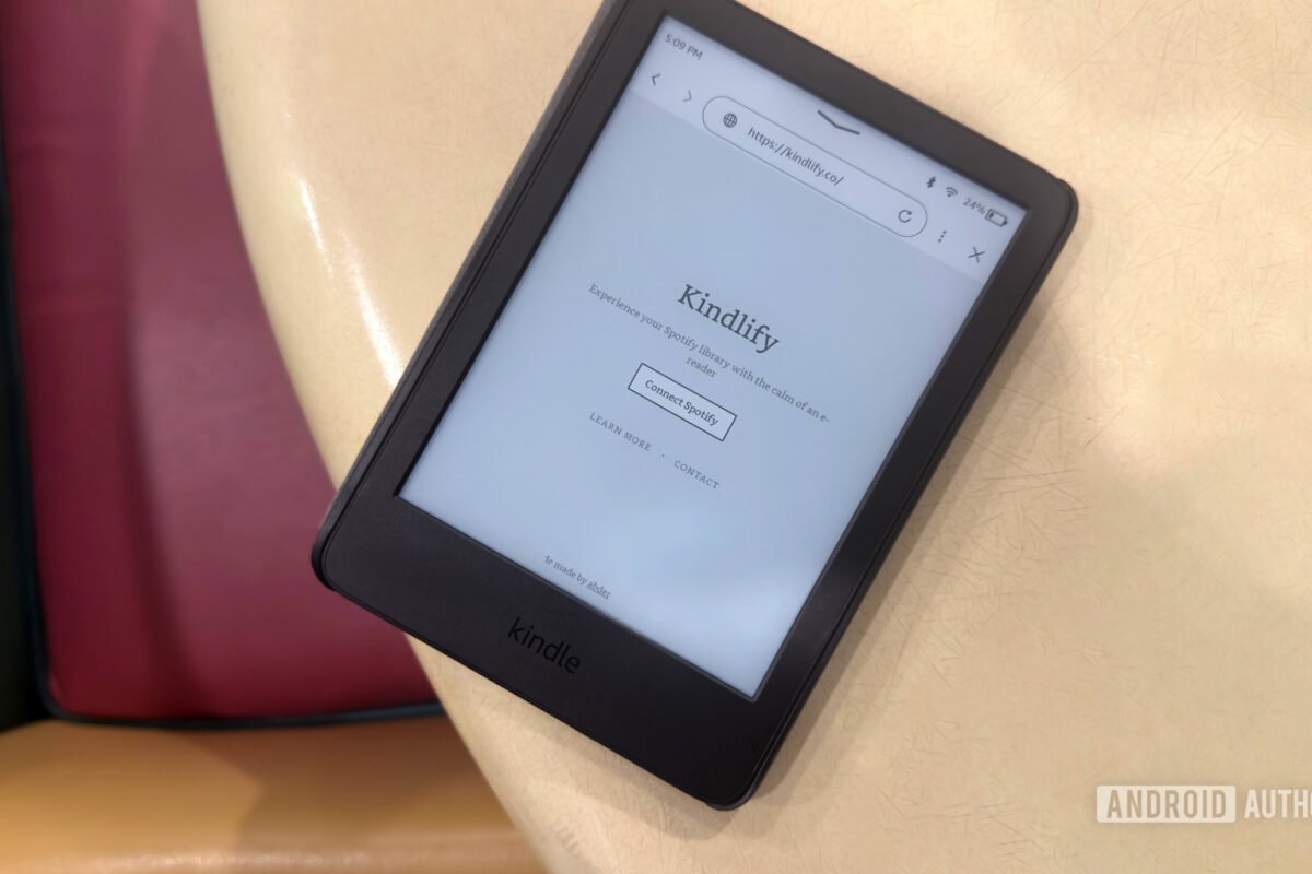 A user turned their Kindle into a Spotify controller, because why not