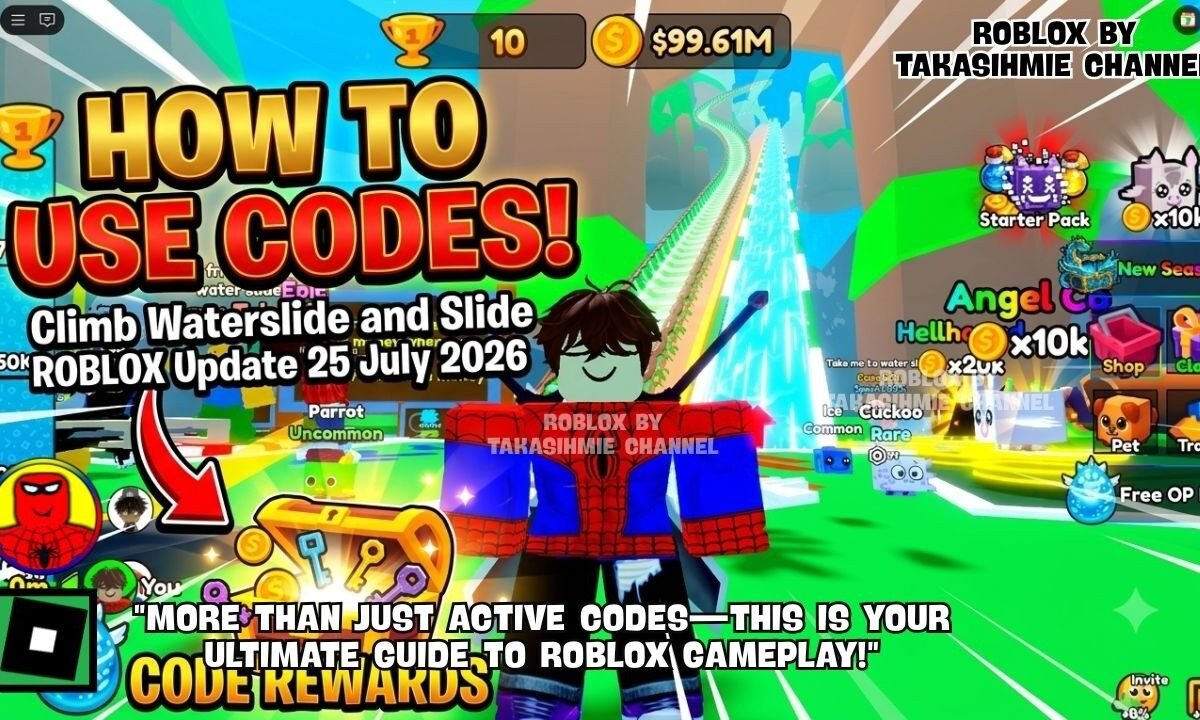 *CODES* UPDATE Climb Waterslide and Slide Game Roblox July 25, 2026 - Claim Free Rewards!