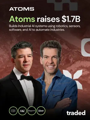Travis Kalanick's Atoms Raises $1.7 Billion From Andreessen Horowitz Fifth Wall Bain Capital Uber | TradedVC