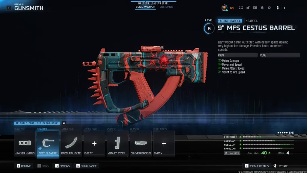 Best Gremlin Warzone loadout – high hipfire accuracy & mobility