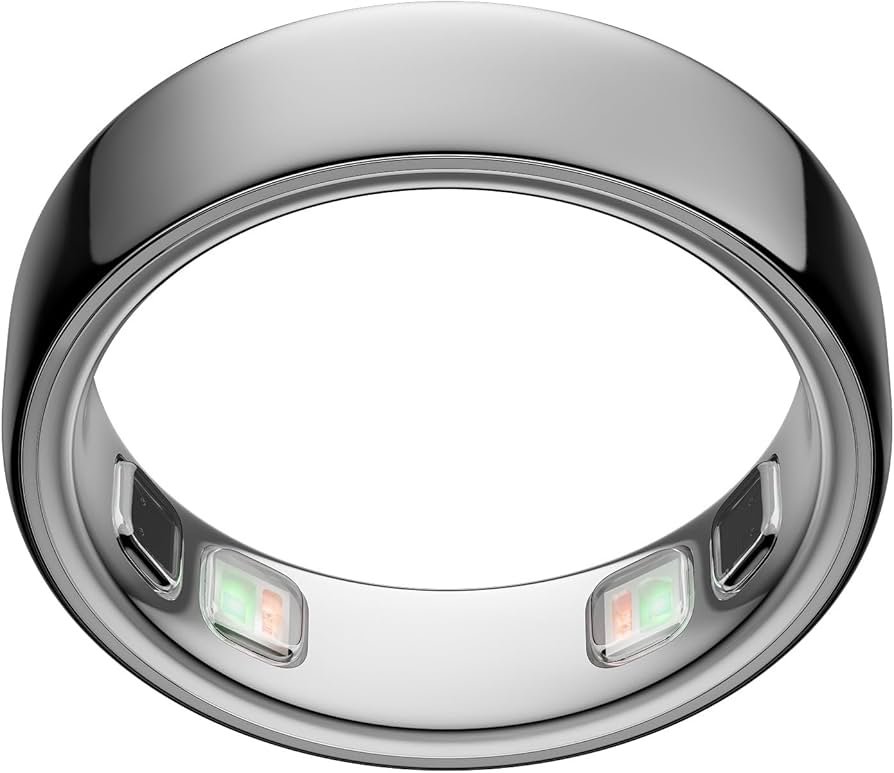 Amazon.com: Oura Ring 5 - Silver - Size 8 - World's Smallest Smart Ring - Sleep, Activity, Women's Health, AI Advisor, 1 Week of Battery Life, Size Before You Buy, Android & iOS Compatible : Electronics