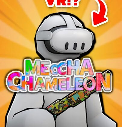 I Found Meccha Chameleon in VR! (it's broken.)