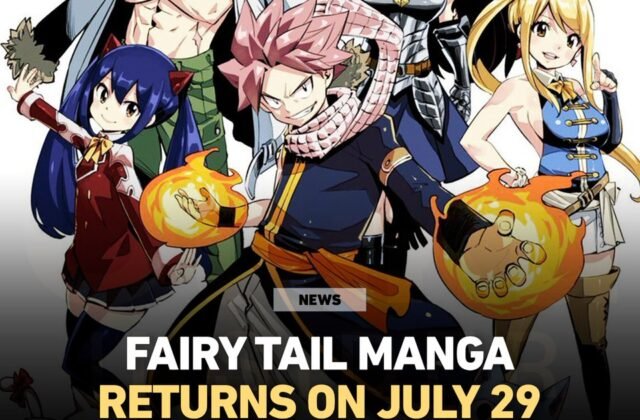 Fairy Tail Manga Is Back! Hiro Mashima's brand new short-term serialization "Fairy Tail Re:FANTASIA" launches in Weekly Shonen Magazine on July 29, 2026, as part of the franchise's 20th anniversary. It's the