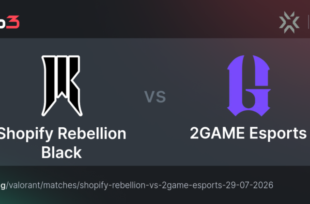 Shopify Rebellion Black vs 2GAME Esports - Valorant Live – bo3.gg