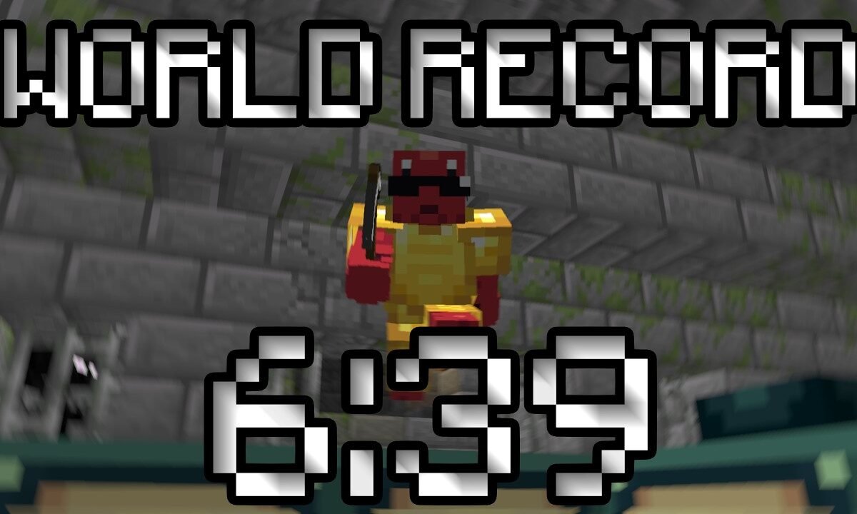 MINECRAFT WORLD RECORD 6:39