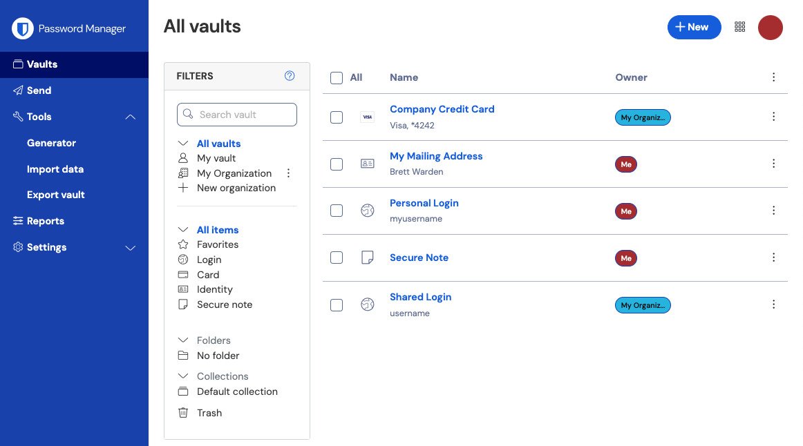 Password Manager Web App | Bitwarden