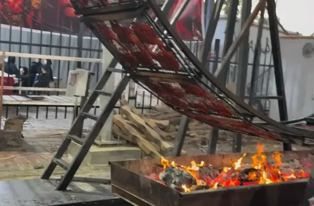 of a ferris wheel rotisserie chicken