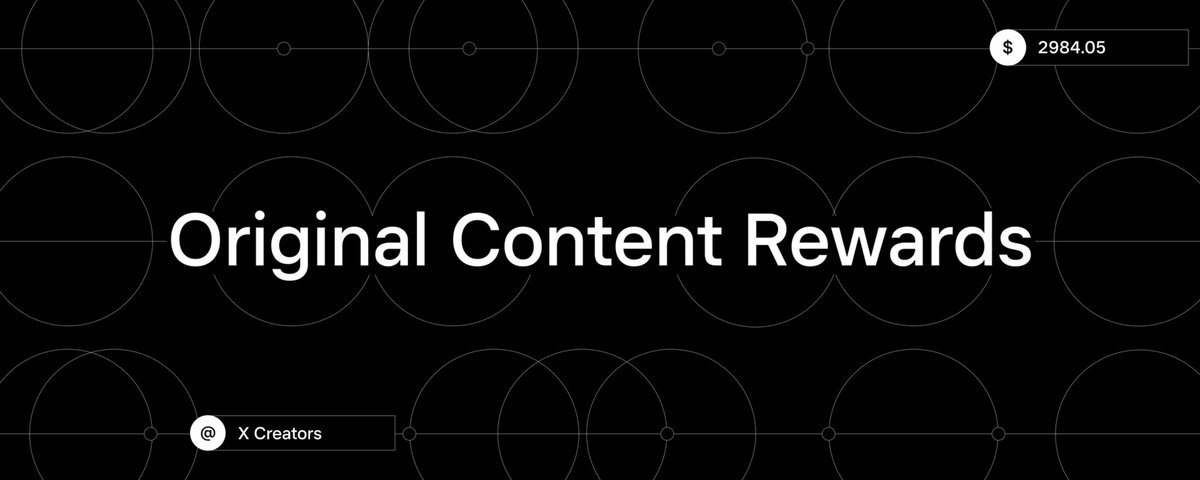 Original Content Rewards Program | Creators (@XCreators) on X