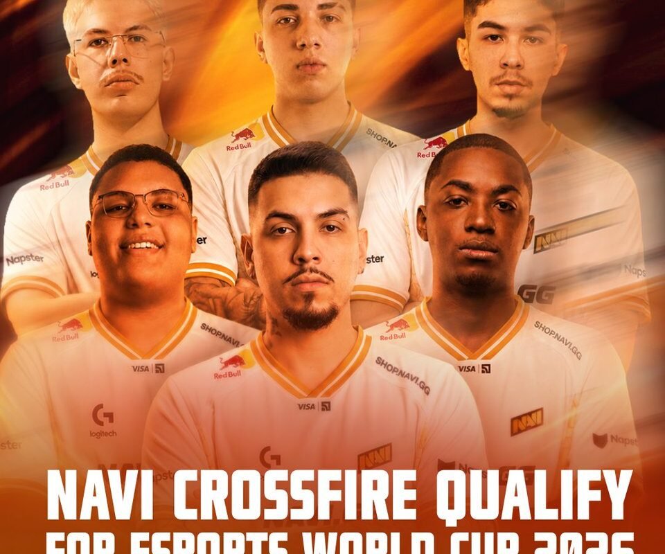 NAVI CrossFire are going to Esports World Cup 2026! Congrats @joaovotorantim, Akxshi, @jngomess, @LukaumLk, lcziN, Geze, and @GabrielOlivaW! #navination #EWC26