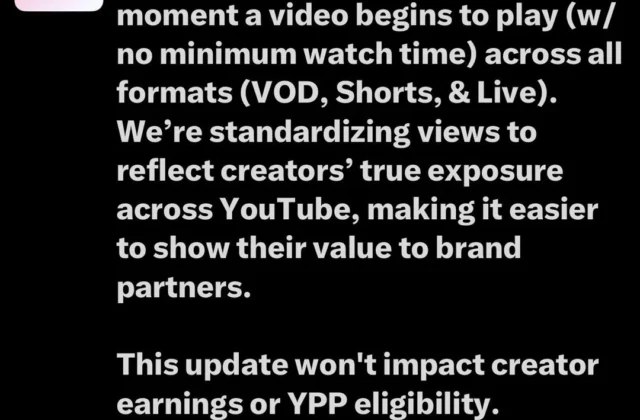 YouTube changes view count rules starting August 24 : r/PartneredYoutube