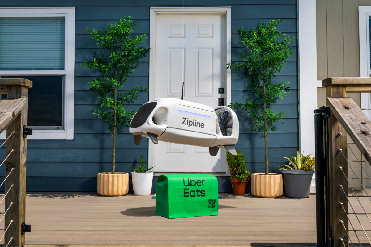 Dinner from the sky: Uber Eats teams with Zipline for drone delivery | WGN Radio 720 - Chicago's Very Own