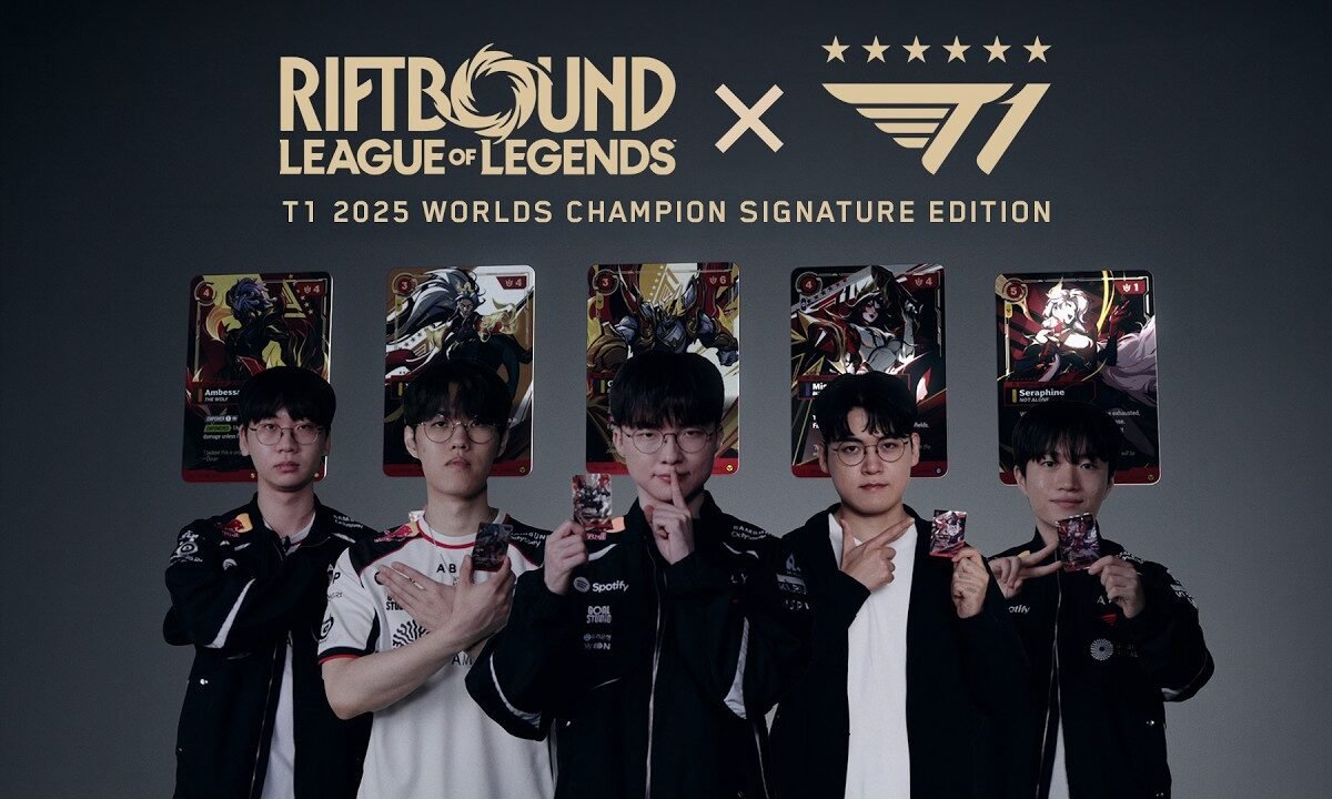 T1 2025 Worlds Champion Signature Edition (ft. Doran, Oner, Faker, Gumayusi, and Keria)