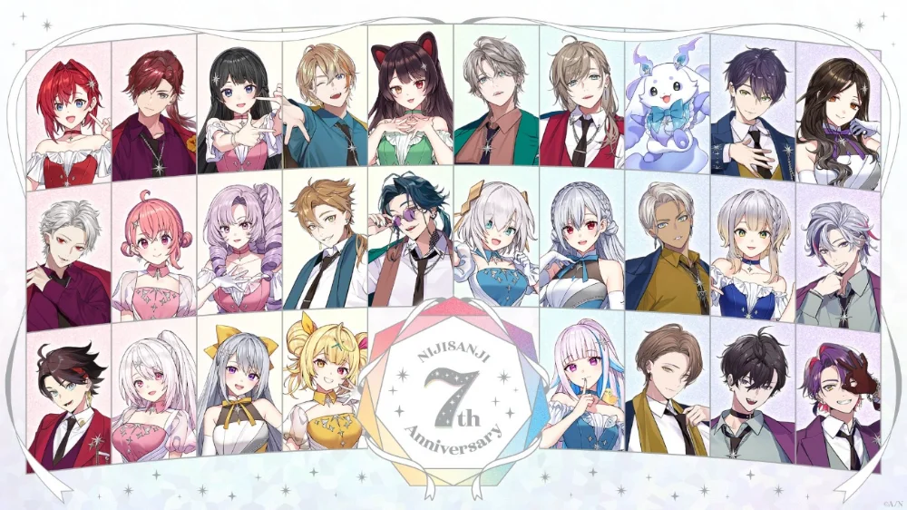 Nijisanji】Celebrating 7 Years! Commemorative Limited-Edition Merchandise for Nijisanji's 7th Anniversary in February 2025 – “Nijisanji 7th Anniversary Festival” is here!