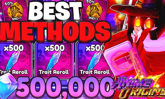 The *BEST* Methods For Trait REROLLS, GEMS & Artifacts In Anime Origins!