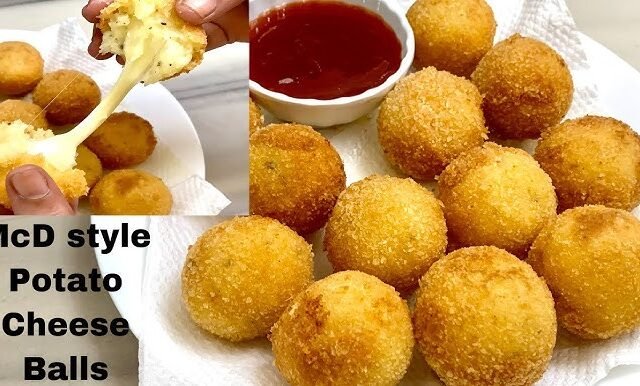 McDonald style Crispy & Creamy Potato Cheese Balls (with TIPS) || Delicious Potato Cheese Balls