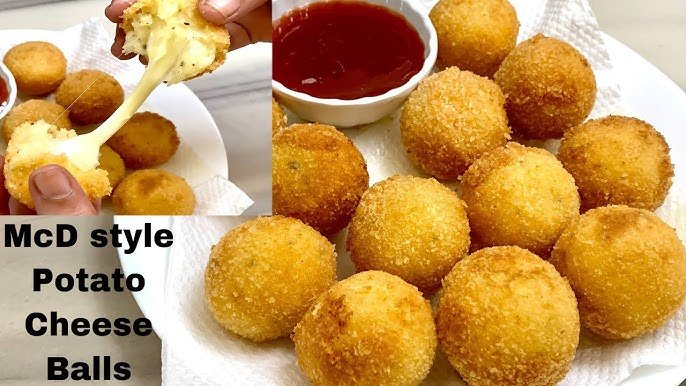 McDonald style Crispy & Creamy Potato Cheese Balls (with TIPS) || Delicious Potato Cheese Balls