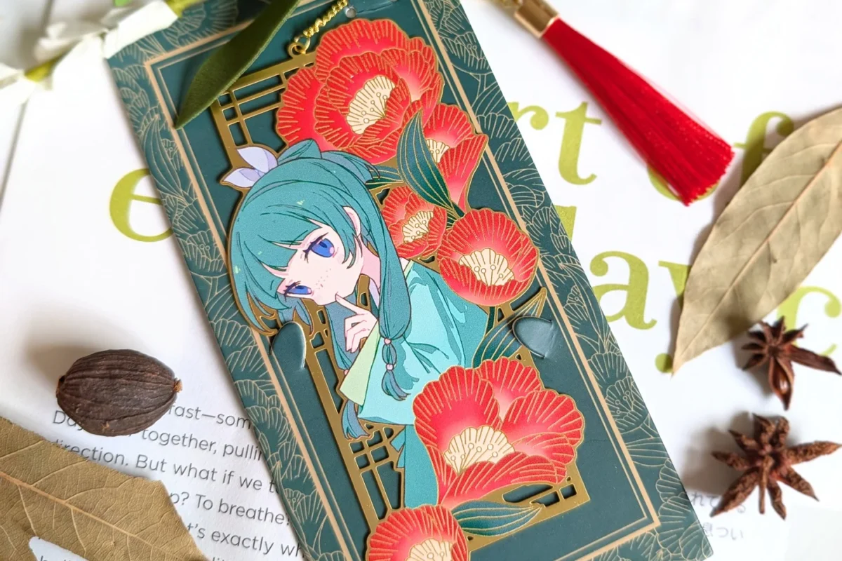 Apothecary Diaries Maomao Gold Plated Metal Bookmarks