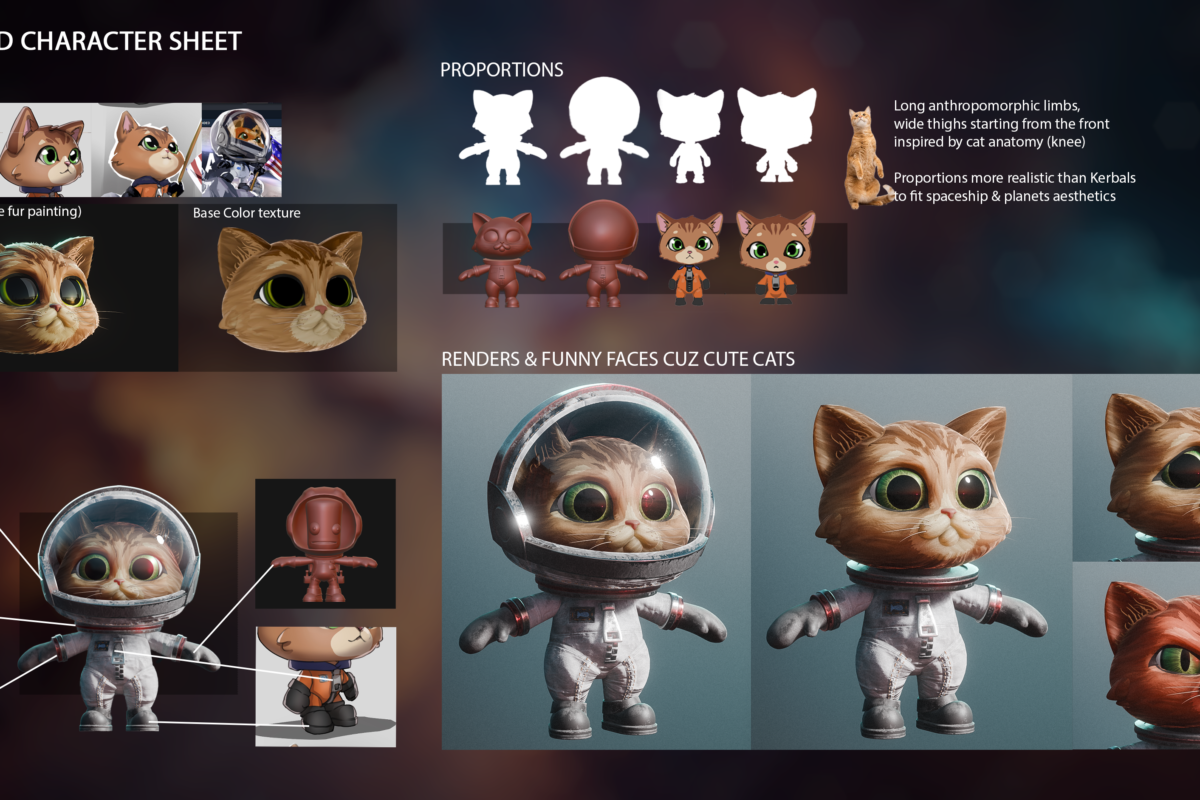 I recreated the latest concept art in 3d + Body propositions : r/kittenspaceagency