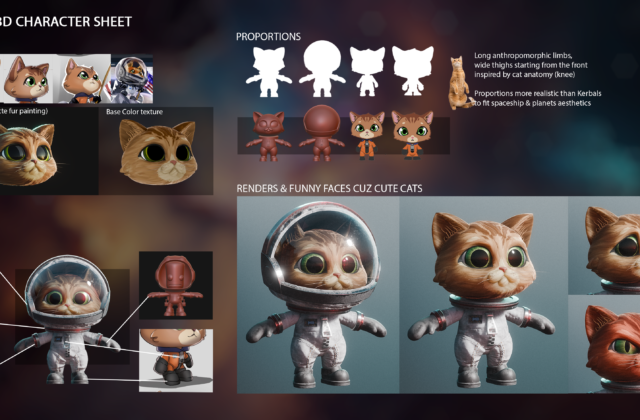 I recreated the latest concept art in 3d + Body propositions : r/kittenspaceagency