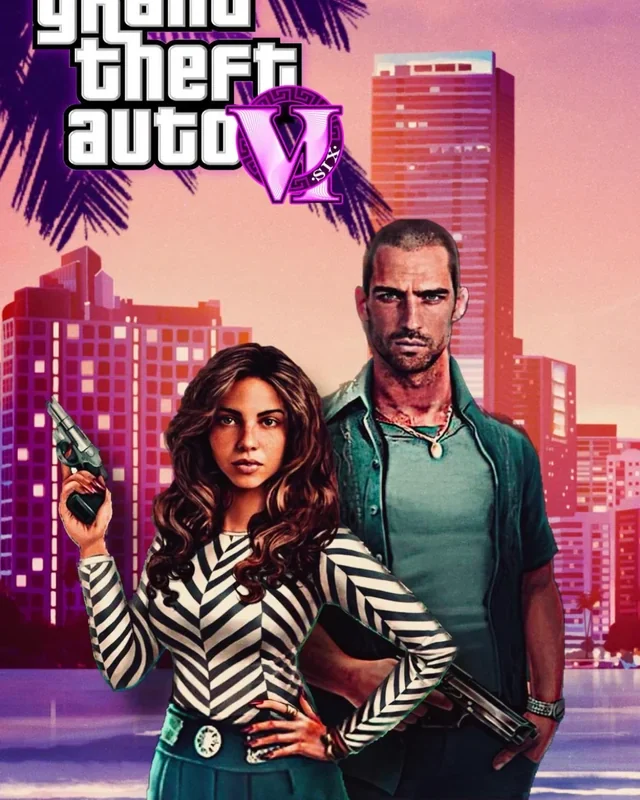 Grand Theft Auto VI. Jason & Lucia concept Art by me. Enjoy ! : r/GTA
