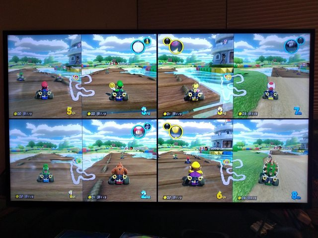 8-player splitscreen Mario Kart | ResetEra