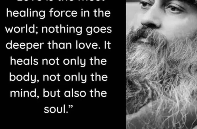 Love is the most healing force in the world.“ ~ Osho : r/Osho