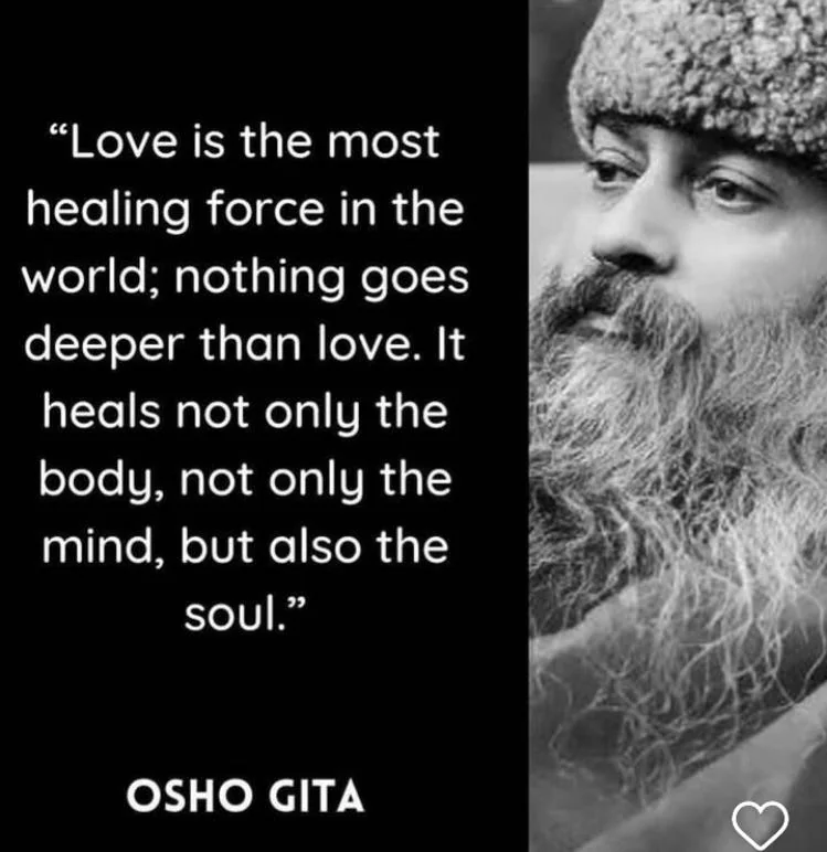 Love is the most healing force in the world.“ ~ Osho : r/Osho