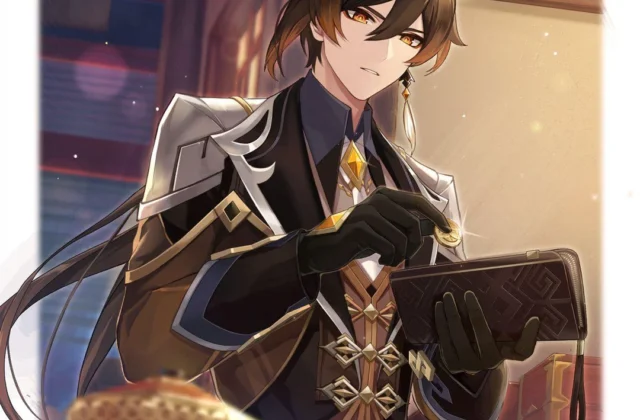 Official 2022 Birthday Illustration: Zhongli : r/Genshin_Impact