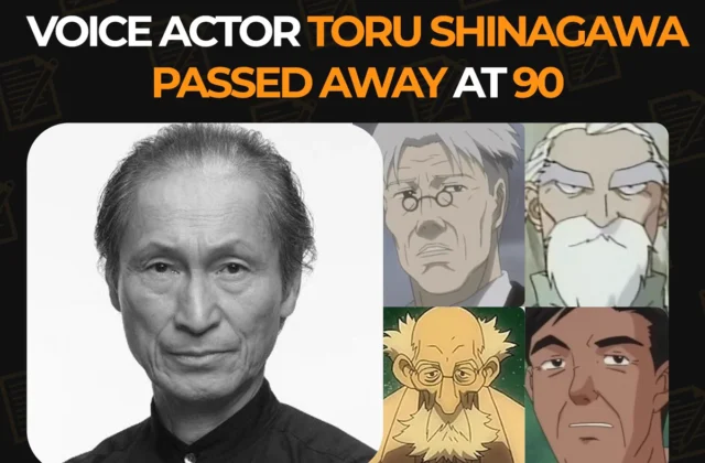Seiyuu Corner on X: "Talent agency Knockout announced that voice actor Toru Shinagawa has passed away at 90 years old on August 29, 2026. The agency stated that the actor had been