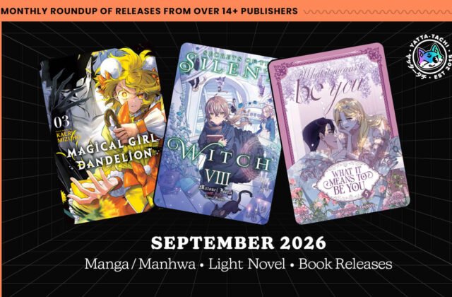 September 2026 Manga, Manhwa, Light Novel, & Book Releases | Yatta-Tachi