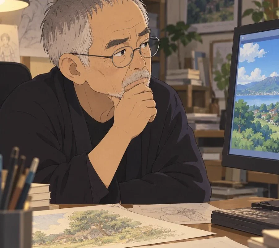 Pirat_Nation 🔴 on X: "Studio Ghibli producer Toshio Suzuki says he didn't pay much attention to the viral “Ghibli-style” AI art trend because he expected people to get bored of it, and