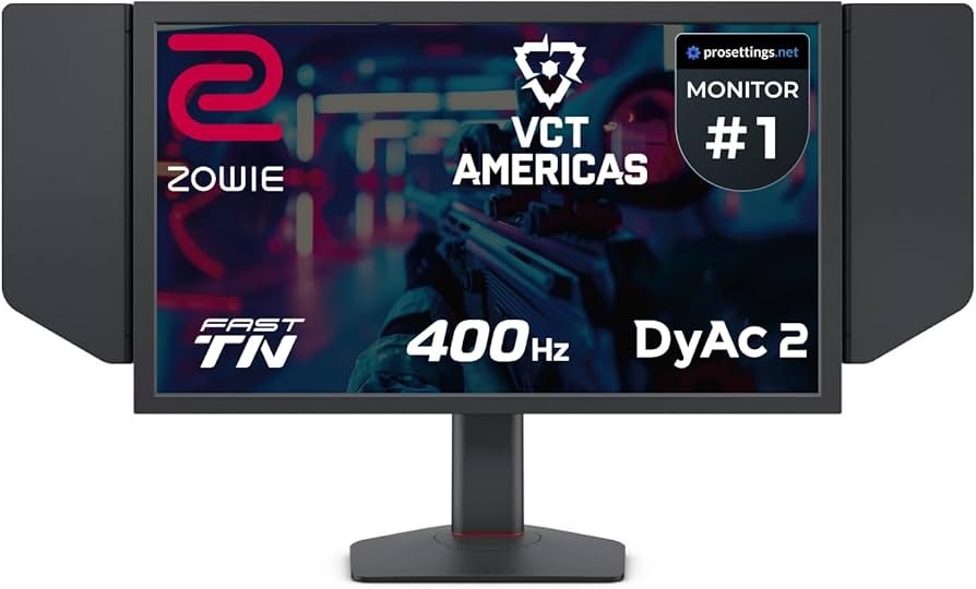 Amazon.com: BenQ Zowie XL2566X+ 24.1 DyAc 2 400Hz Fast TN Gaming Monitor for Esports | 400Hz, Fast TN Panel, DyAc 2 Technology, XL Setting to Share, Black eQualizer, Color Vibrance, S Switch,