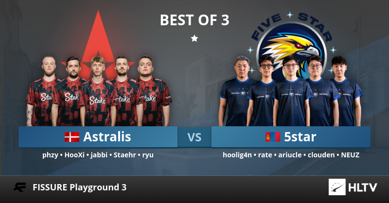 Astralis vs. 5star at FISSURE Playground 3 | HLTV.org