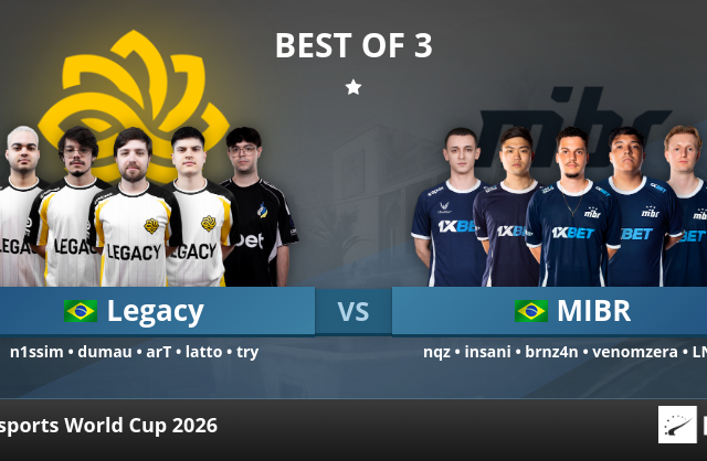 Legacy vs. MIBR at Esports World Cup 2026 | HLTV.org