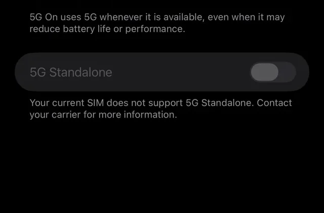 Anyone with iOS 26.3 B3 Have 5G SA yet? On Warp or Lightspeed? : r/USMobile