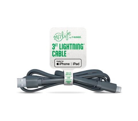 Buy 24/7 Life USB Lightning Cable 3ft Online from 7-Eleven |Fast Delivery | 7NOW