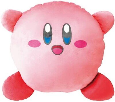Star Kirby Mochi Mochi Cushion Kieby Plush Doll 35×35cm Nintendo New JP | eBay