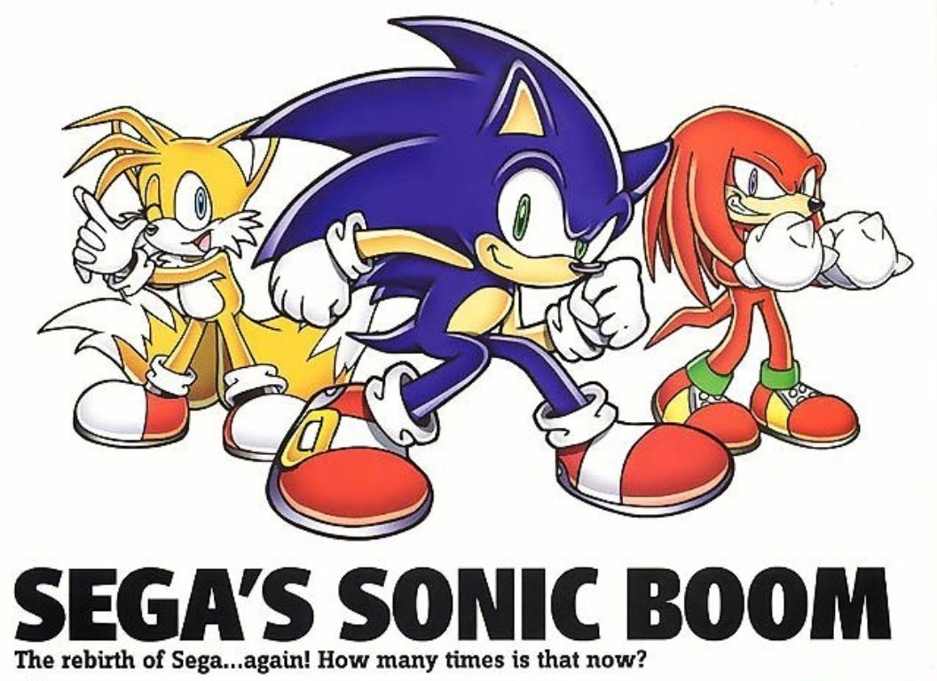 So Uekawa drew this official Team Sonic artwork for a 2003 article regarding Sonic Heroes! : r/SonicTheHedgehog