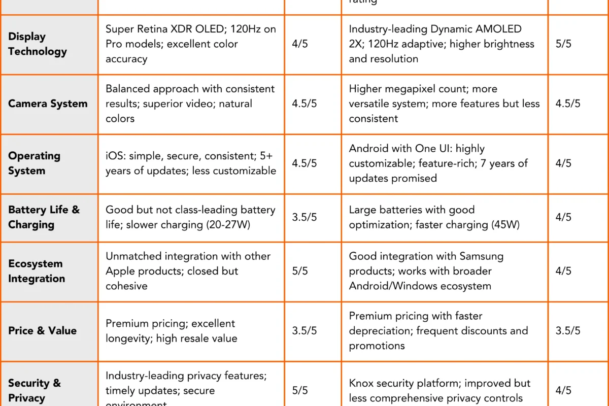 iPhone vs Samsung: The Ultimate Showdown | Rokform.com