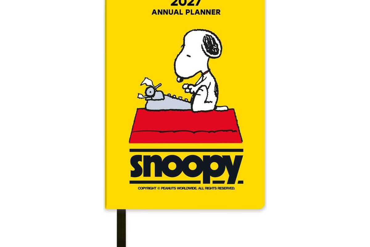 Peanuts Annual Planner 2027 A6 *ENGLISH* Grupo Erik Manga / Pop culture stationery with 1001hobbies