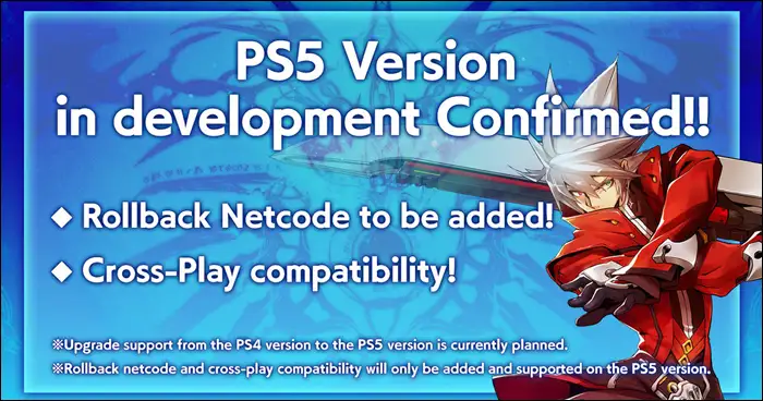 BlazBlue is officially getting a PlayStation 5 version, complete with rollback netcode and crossplay