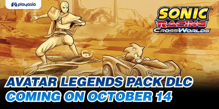 Sonic Racing: CrossWorlds Avatar Legends Pack DLC Coming on October 14