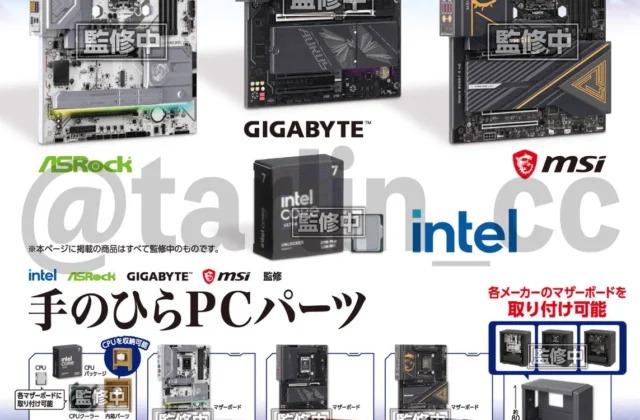 Pirat_Nation 🔴 on X: "A Japanese capsule toy company is making tiny PC parts that you can collect and build. Tarlin has teamed up with ASRock, Gigabyte, MSI, and Intel to create