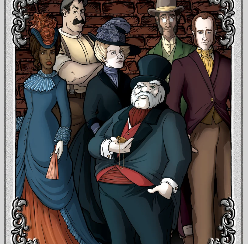 Illustrating the H.H. Holmes Murder Castle Board Game — Holly Carden · Illustrator