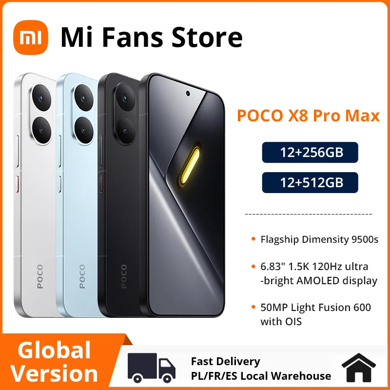 Xiaomi Poco X8 Pro Max 12gb ram 512gb White International Model