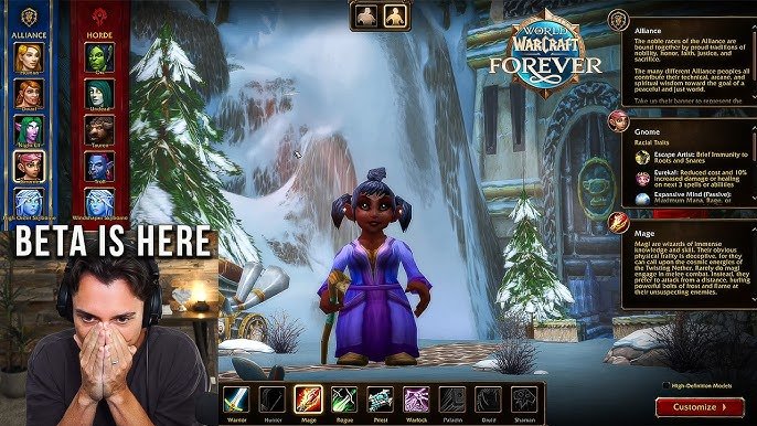 What Is World Of Warcraft Forever? BETA Gameplay Live Stream - YouTube