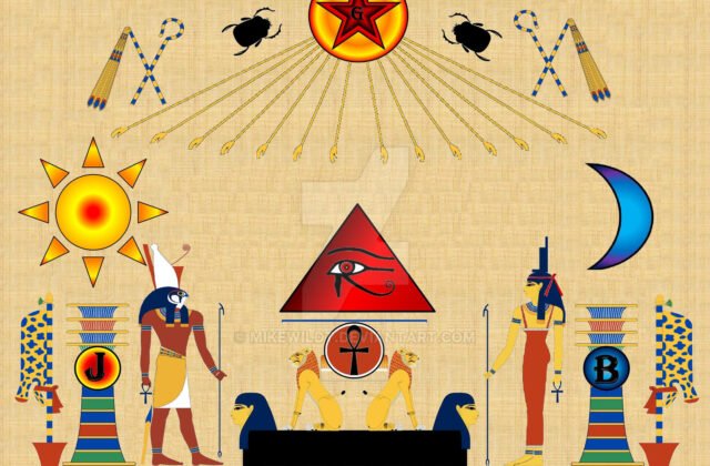 Kemet fire egypt Alchemy ancient gods Isis Horus by Mikewildt on ...