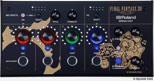 Roland - BRIDGE CAST FINAL FANTASY XIV Edition | Dual Bus Gaming Mixer