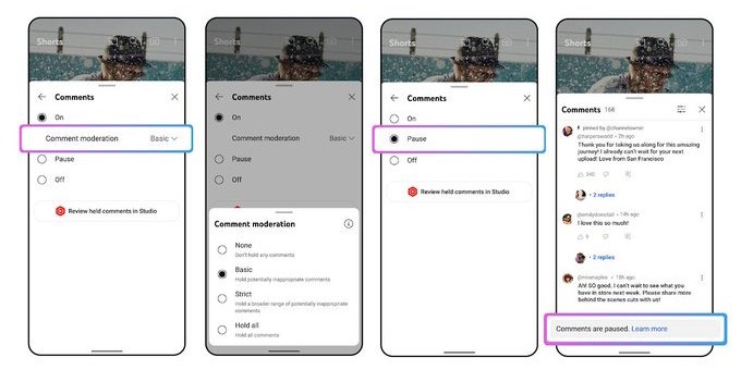 YouTube's new feature lets you pause comments - RouteNote Blog